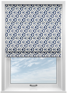 Gusta, Navy - Roman Blind